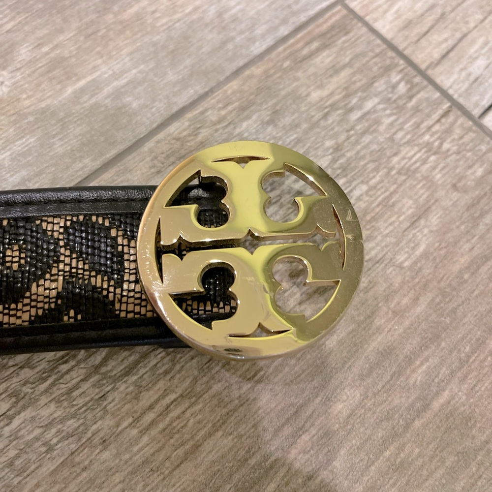Tory Burch Leopard Print Belt XS